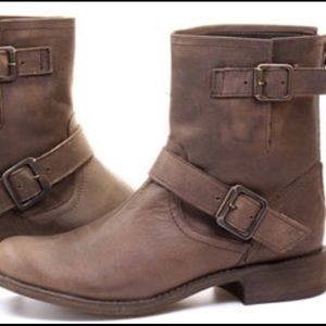 Steve Madden Tokken Red Zip Bootie